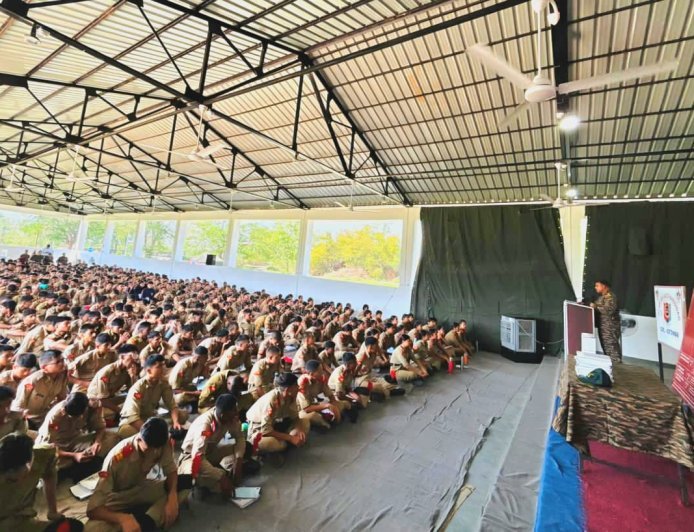 पौड़ी : एनसीसी कैडेट्स के लिए एआरओ लैंसडाउन ने आयोजित किया आउटरीच कार्यक्रम