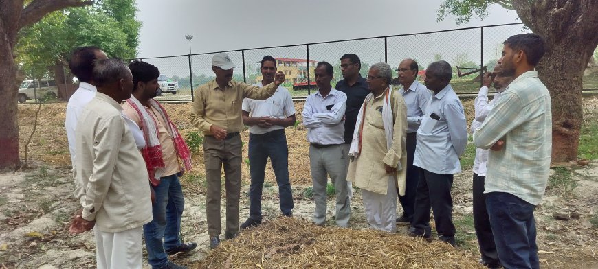 अयोध्या : आचार्य नरेंद्र देव कृषि विश्वविद्यालय में किसानों को सिखाई गई प्राकृतिक खेती की तकनीक