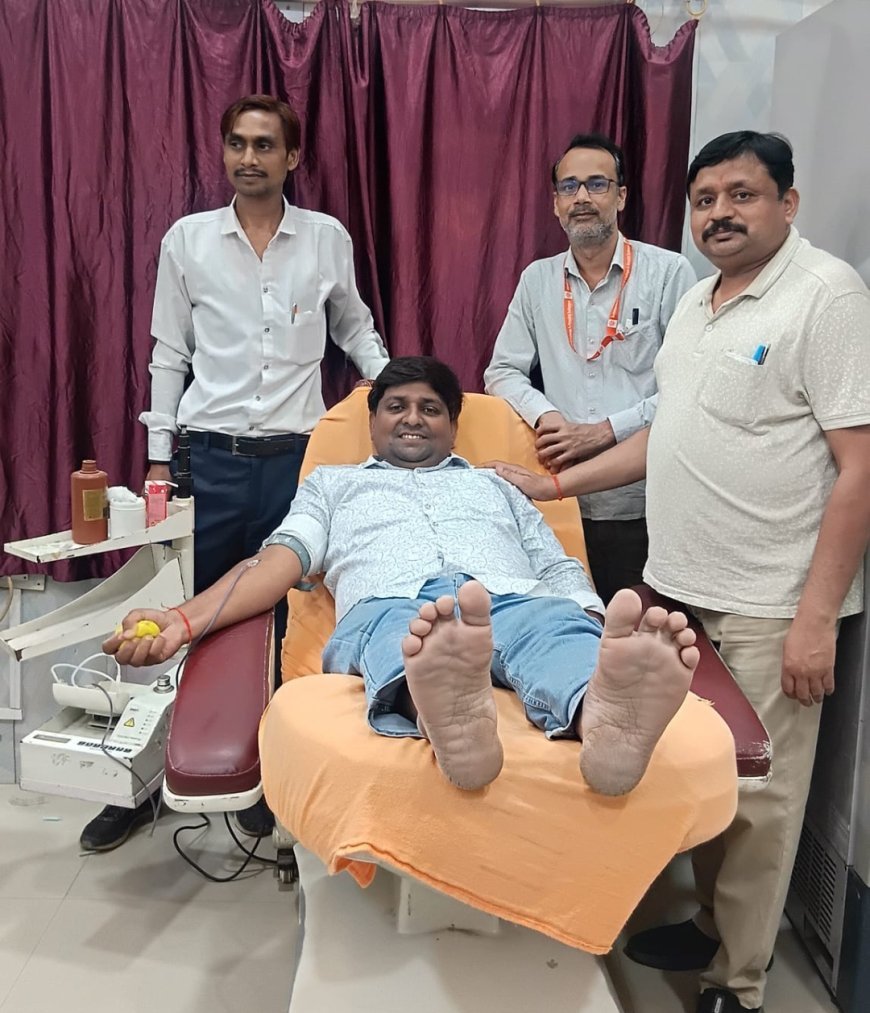 सुल्तानपुर: 32 साल की उम्र में 43वां रक्तदान: अखिलेश सिंह पर्वत बने युवाओं के लिए प्रेरणा
