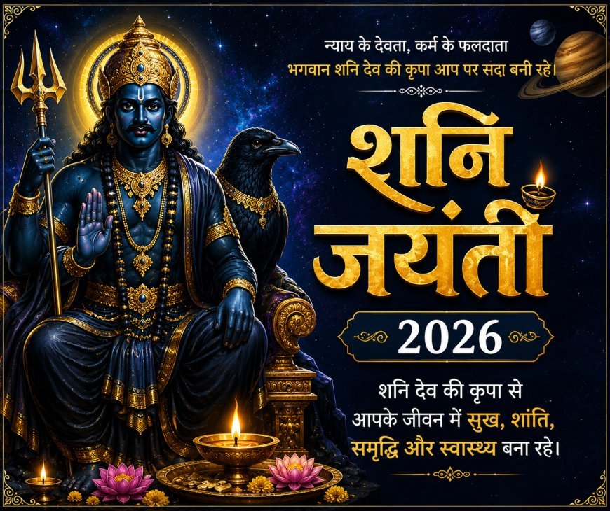 शनि जयंती 2026: सरसों तेल, काले तिल और दीपक का महत्व, जानें पूजा का सही दिन और विधि