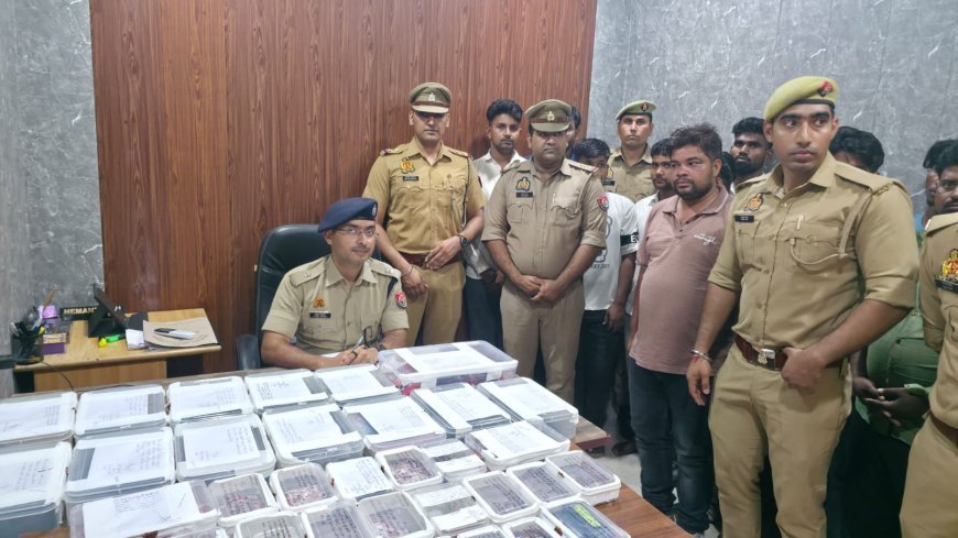 लखीमपुर खीरी: साइबर क्राइम पुलिस की बड़ी कार्रवाई, अंतरजनपदीय साइबर ठगी गिरोह के 12 सदस्य गिरफ्तार