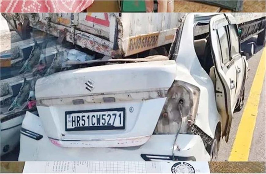 पूर्वांचल एक्सप्रेस-वे पर भीषण हादसा: ट्रक संग 1 KM घिसटती चली गई कार, बिहार के एक ही परिवार के 5 लोगों की मौत
