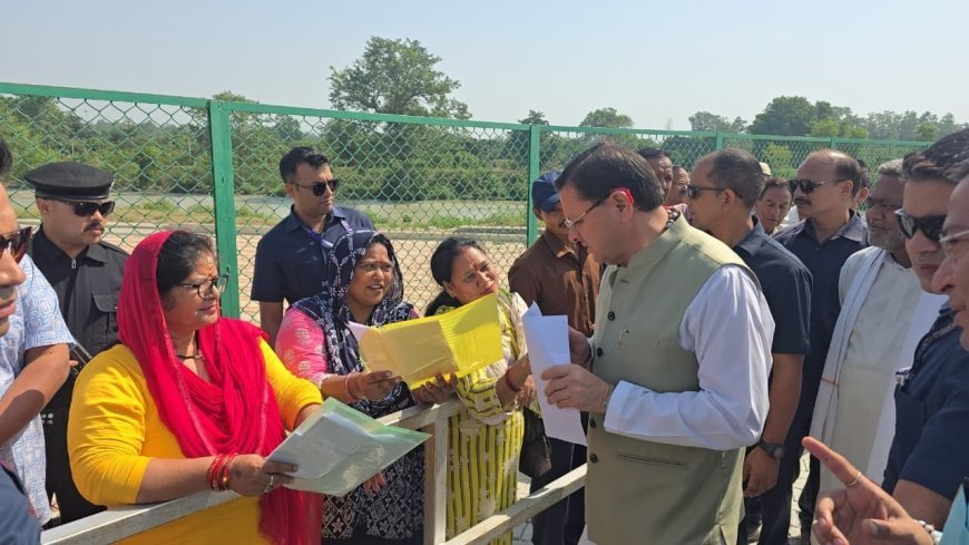 उधम सिंह नगर : सीएम धामी ने सुनी जनता व जनप्रतिनिधियों से मुलाकात कर जनसमस्याएं