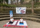 पौड़ी में योग को लेकर बढ़ा जनउत्साह, कंडोलिया मैदान और गंगा तट पर हुआ सामूहिक योगाभ्यास