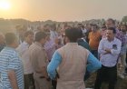 मुख्यमंत्री के प्रस्तावित कार्यक्रम को लेकर भौनीखेड़ा में अधिकारियों ने किया संयुक्त निरीक्षण