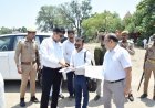लखीमपुर खीरी : बड़े बैनामों की जांच को डीएम का औचक निरीक्षण