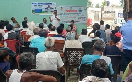 “खेत बचाओ अभियान” के तहत किसानों को मिट्टी परीक्षण, जैविक खेती और फसल प्रबंधन की दी जानकारी