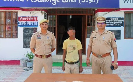 लखीमपुर खीरी: मोबाइल चोरी के आरोपी को निघासन पुलिस ने दबोचा, चार मोबाइल बरामद