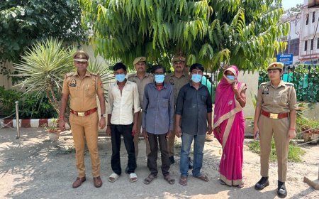 हरदोई  : बेटी की हत्या कर रची सांप काटने की साजिश, पिता समेत चार गिरफ्तार