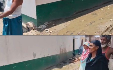 लखीमपुर खीरी : मस्जिद तक पहुंचना बना मुसीबत, जलभराव से जूझ रहे नमाजी