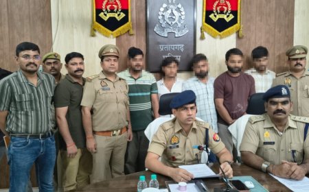 प्रतापगढ़: 1 करोड़ की MD ड्रग्स बरामद, जौनपुर-प्रतापगढ़ के 5 तस्कर अरेस्ट