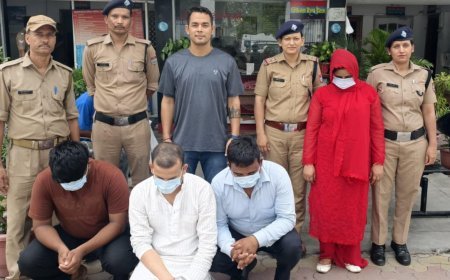 नैनीताल : स्पा सेंटर की आड़ में चल रहे सेक्स रैकेट का भंडाफोड़, एक महिला समेत 04 गिरफ्तार, 06 युवतियों का किया रेस्क्यू