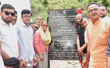 अल्मोड़ा : सुनियाकोट-ओलिया मोटर मार्ग निर्माण कार्य शुरू