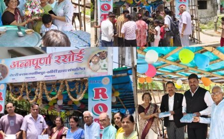 लखीमपुर खीरी : अन्नपूर्णा रसोई ने पूरे किए सेवा के तीन वर्ष