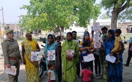 मिशन शक्ति अभियान के तहत महिलाओं व बालिकाओं को किया गया जागरूक
