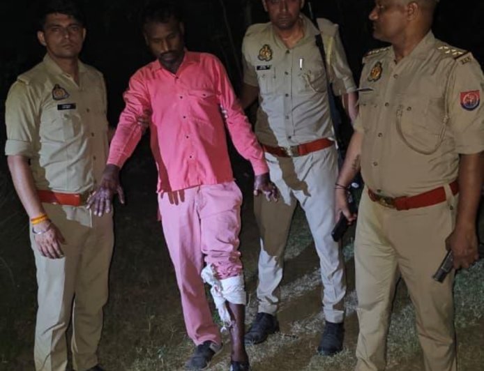 हरदोई : पुलिस मुठभेड़ में चार शातिर बाइक चोर गिरफ्तार, छह वारदातों का खुलासा