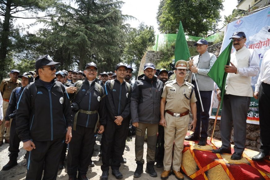 चमोली : नन्दा देवी बायोडायवर्सिटी मॉनिटरिंग एक्सपीडिशन दल रवाना