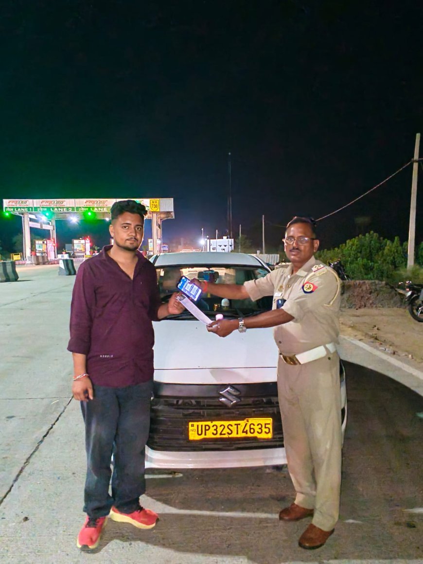 खीरी में यातायात पुलिस का सघन अभियान, 788 चालान