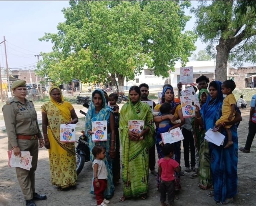 मिशन शक्ति अभियान के तहत महिलाओं व बालिकाओं को किया गया जागरूक