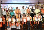 हरिद्वार : सीएम ने मेधावियों को किया सम्मानित ।