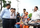 हरिद्वार : कांवड़ मार्ग पर डीएम का निरीक्षण ।