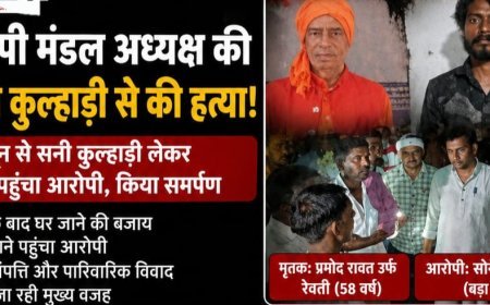 उन्नाव : पिता की कलयुगी बेटे ने की कुल्हाड़ी से काटकर हत्या, खून से सनी कुल्हाड़ी लेकर थाने पहुंचा आरोपी