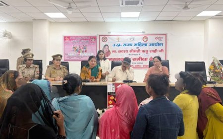 अयोध्या: महिला आयोग सदस्य ऋतु शाही ने सुनीं महिलाओं की समस्याएं, 19 शिकायतों का मौके पर निस्तारण