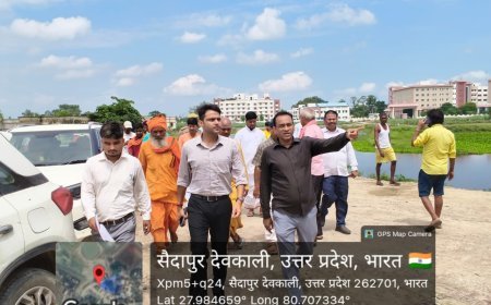 लखीमपुर खीरी : सावन तैयारियों का सीडीओ ने लिया जायजा