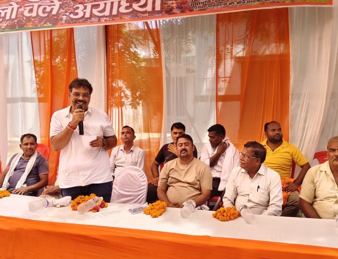 उन्नाव: देवारा खुर्द से 160 श्रद्धालु अयोध्या धाम के लिए रवाना