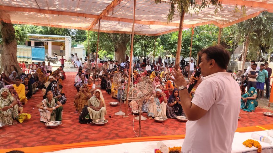 उन्नाव: देवारा खुर्द से 160 श्रद्धालु अयोध्या धाम के लिए रवाना