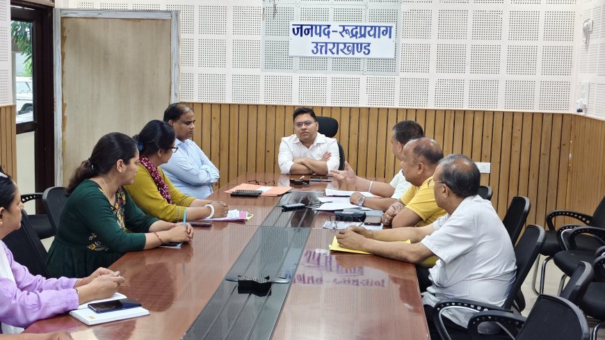 रुद्रप्रयाग  : 1 अगस्त से चलेगा स्टॉप डायरिया अभियान