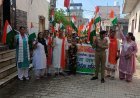 तिरंगों से सजा खरखोदा, स्वतंत्र मिडिल स्कूल के बच्चों ने निकाली भव्य तिरंगा यात्रा