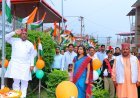 पौड़ी गढ़वाल : पौड़ी में गूंजा भारत माता का जयघोष, स्वतंत्रता सेनानी परिजन सम्मानित