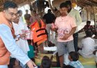 लखीमपुर खीरी  :  बाढ़ के पानी में ट्रैक्टर से गांव पहुंचे विधायक, ग्रामीणों का जाना हाल