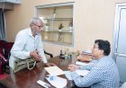 लखीमपुर खीरी  : फरधान थाने में डीएम ने सुनीं जनशिकायतें