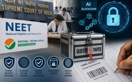 नई दिल्ली : नीट परीक्षा में पेपर लीक रोकने के लिए बड़े बदलाव ।