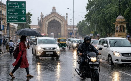 लखनऊ : यूपी में झमाझम बारिश, 50 जिलों में भारी बारिश का अलर्ट