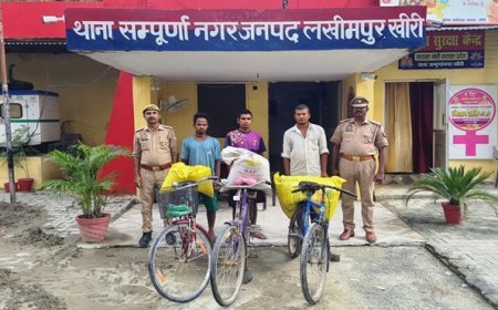 लखीमपुर खीरी : यूरिया खाद तस्करी में तीन गिरफ्तार