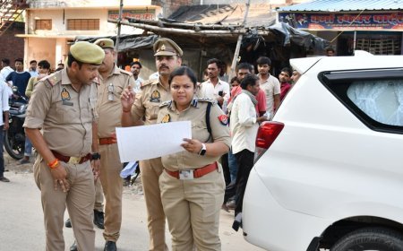 लखीमपुर खीरी : कांवड़ मार्गों पर एसपी ने परखी सुरक्षा व्यवस्था ।