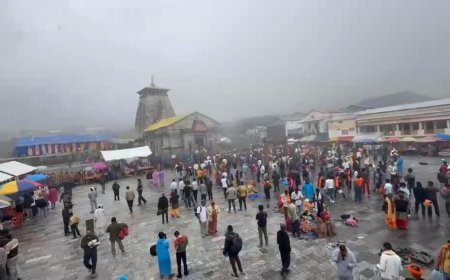 रुद्रप्रयाग : अंतिम सोमवार को केदारनाथ में उमड़ा आस्था का सैलाब