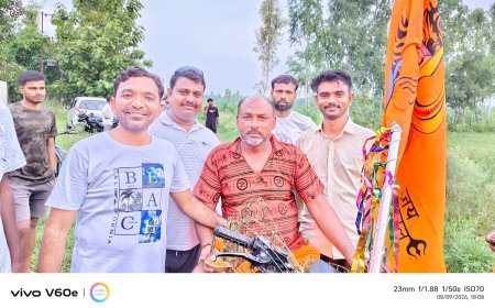 बरवा सरसण्ड में प्राचीन महादेव मंदिर से निकला कांवरियों का जत्था, जलाभिषेक के बाद हुआ विशाल भंडारा