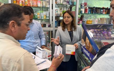 देहरादून : मसूरी में मेडिकल स्टोरों पर छापा, तीन पर दवा बिक्री रोकी