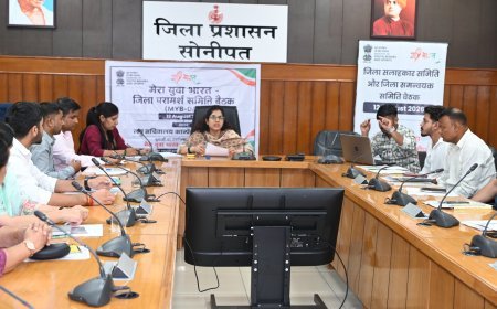 मेरा युवा भारत जिला सलाहकार समिति की बैठक में युवाओं की भागीदारी बढ़ाने पर हुआ मंथन
