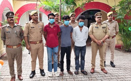 लखीमपुर खीरी : सामूहिक दुष्कर्म के तीन आरोपी 24 घंटे में गिरफ्तार, कोतवाली सदर पुलिस की त्वरित कार्रवाई