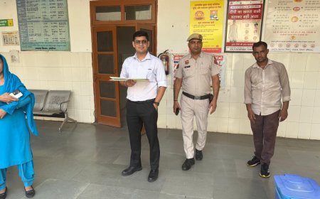 एसडीएम अंकित कुमार ने पीएचसी जागसी व राजकीय यूनानी औषधालय का किया औचक निरीक्षण 