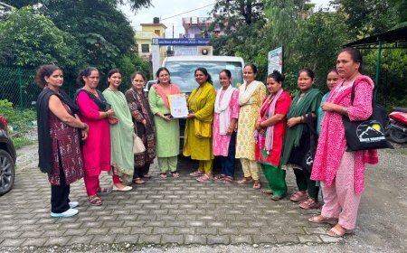 देहरादून : पर्यावरण सखियों को मिला कचरा वाहन, गांवों में मजबूत होगी सफाई व्यवस्था