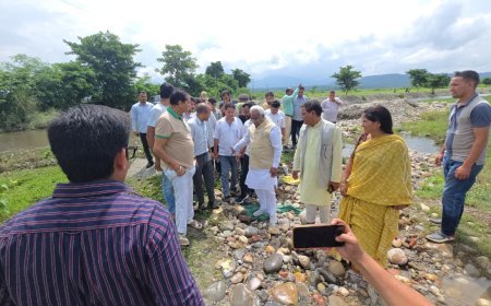 देहरादून : बाढ़ प्रभावित क्षेत्रों में मंत्री-विधायक का निरीक्षण, अधिकारियों को त्वरित कार्रवाई के निर्देश