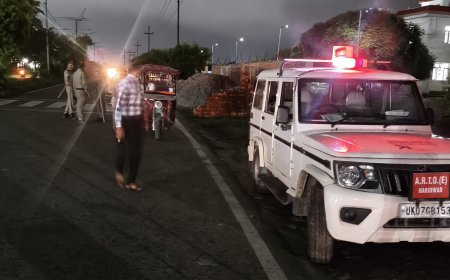 हरिद्वार : हरिद्वार में परिवहन विभाग का सघन रात्रिकालीन चेकिंग अभियान, 551 वाहनों के खिलाफ कार्रवाई