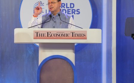 देहरादून : ET World Leaders Forum में सीएम धामी ने रखा उत्तराखंड का विकास मॉडल