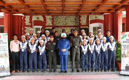 देहरादून : ऑपरेशन सद्भावना में सीमावर्ती विद्यार्थियों ने राज्यपाल से की मुलाकात